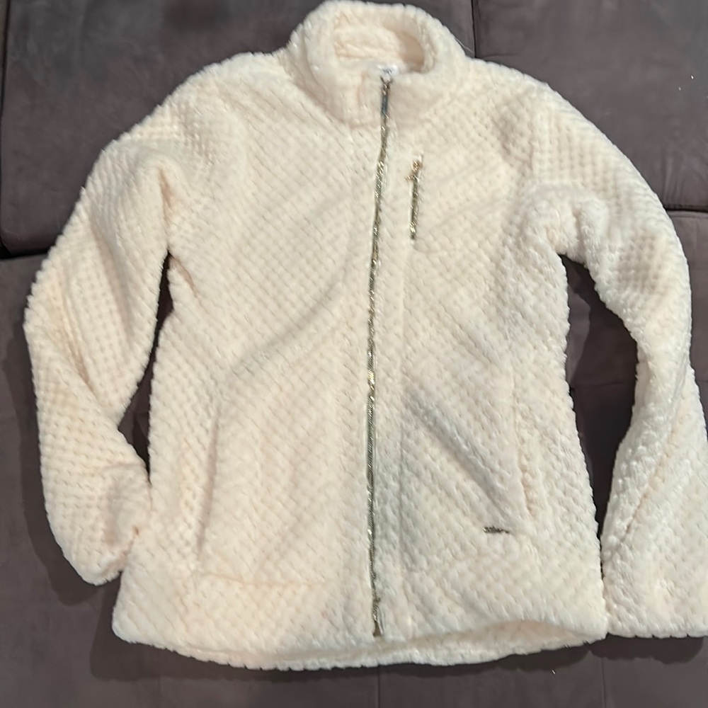Calvin Klein textured zip up size small